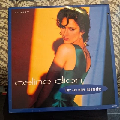 CELINE DION "LOVE CAN MOVE MOUNTAINS" 12" VINYL SINGLE 1992 NM Foto 1 de 4