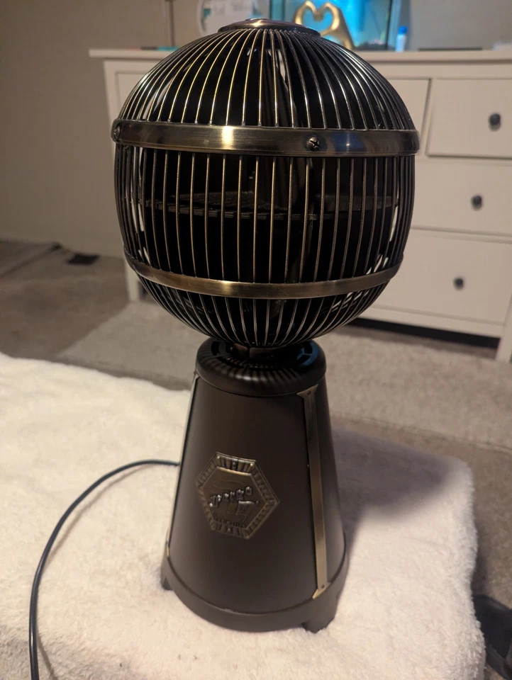 Fanimation Fargo Fan Desktop Table Bronze Round Ball 360 Globe Vintage FP3320 - Image 1 of 4