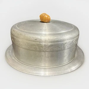 West Bend Acorn Cake Carrier Vintage 50s Midcentury Aluminum Used - Picture 1 of 9