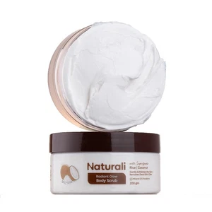 Naturali Radiant Glow Körperpeeling mit Reis & Kokos|Verbessert die Hautstruktur 200gm - Bild 1 von 6