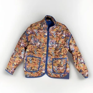 Cottagecore Patchwork Quilted Jacket M Floral Quiltcore Shabby Chic - Picture 1 of 5