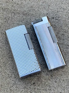 Menge (2) Vintage Chrom Feuerzeuge Made in Japan - Vier Sterne & Bronica Gas Feuerzeug - Bild 1 von 8