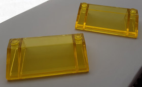 LEGO Classic Space Vintage 3939 Trans Yellow Windshield Slope X2 928 497 924 918