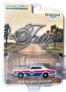 Greenlight The Dukes of Hazzard Enos #86 coche de carreras de rally 1976 Plymouth Fury - Imagen 1 de 4