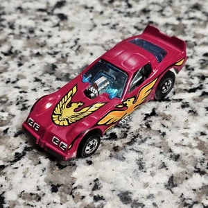 1977 Hot Wheels Mattel Trans Am Firebird Pink Purple Dragster Hong Kong - Nice! - Picture 1 of 8