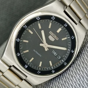 VINTAGE SEIKO 5 AUTOMATIK 7009A JAPAN HERREN ORIGINAL ZIFFERBLATT UHR a2085-U - Bild 1 von 10