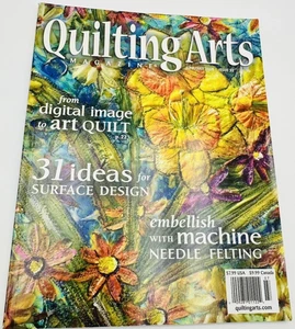 Quilting Arts Magazine June July 2008 Issue 33 Digital Image to Quilt Design - Picture 1 of 2