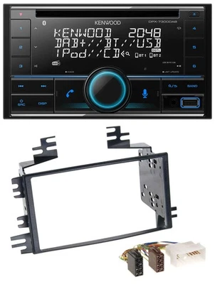 Kenwood CD 2DIN DAB USB MP3 Bluetooth Autoradio für Kia Rio Rio5 Sportage Hyunda - Bild 1 von 4