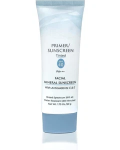 Mineral Facial Primer Sunscreen Tinted Mild and Non-irritating SPF 40 50g - Picture 1 of 3