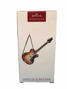 2023 Hallmark Keepsake Ornament Lookin’ Out My Back Door Guitar Magic Sound - Picture 1 of 2
