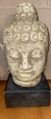 Estátua de cabeça de Buda budismo - Imagem 1 de 4