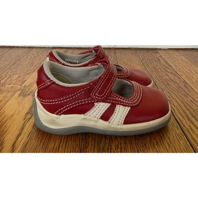 Keds Girls' Red and White Leather Shoes Toddler Size 5 - Image 1 of 4