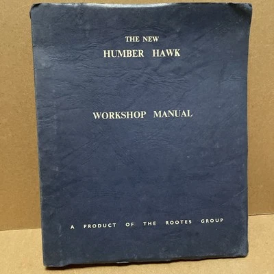 HUMBER HAWK SERIES I-IV SALOON ESTATE (1957-64) ORIG. FACTORY WORKSHOP MANUAL - Image 1 of 3