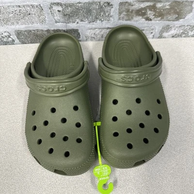 Crocs Classic Clog # 10001-309 Army Green Mens6/Ladies 8 - Image 1 of 4