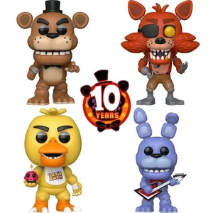 🔥Five Nights at Freddy's 10th Anniversary Funko Pop! 4-Pack Bundle🔥 - Picture 1 of 9