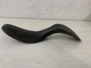 Antik Vintage Gusseisen Schusterschuh Form Form Schuhmacher Werkzeug Metallfuß 11” - Bild 1 von 5
