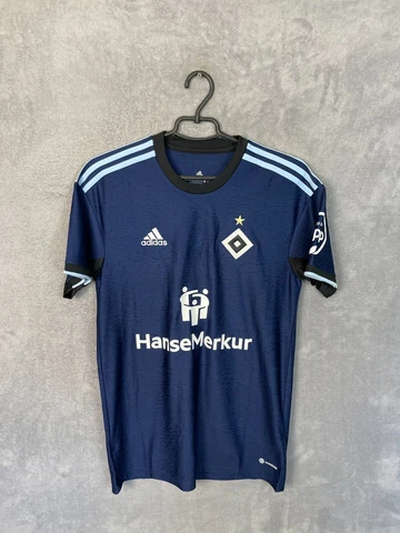 Hamburg Jersey Away football shirt Blue Adidas Trikot Mens Size S Cover