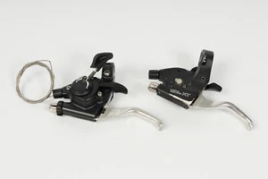 Vintage Shimano Deore XT ST-M739 Bicycle Combo Shifters & Brake Levers 3x8 Speed - Picture 1 of 5