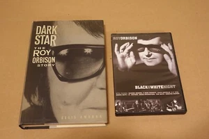 Lot 2 Roy Orbison Book + DVD : Dark Star : The Roy Orbison Story + Black & White - Picture 1 of 4