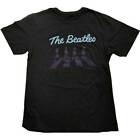 The Beatles Crossing Silhouettes Official Tee T-Shirt Mens