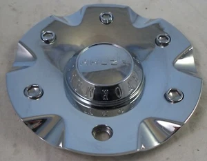 Akuza Wheels Chrome Custom Wheel Center Cap Caps # EMR0760-CAR-CAP / LG0902-17 - Picture 1 of 4