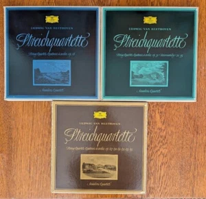 Komplette Beethoven Streichquartette Amadeus Quartett 3 DG Vinyl Box Sets ORIGINAL - Bild 1 von 3