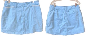 NWOT Mountain Lake SKORT (Skirt & SHORTS) SKY BLUE SZ 14 - Picture 1 of 6