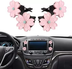 Flower Air Vent Car Clips - Cute Car Charm Accessories Air Freshener Car Clips - Picture 1 of 5