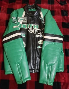 SouthPole Authentic Collection Championship Series Racing Jacket Green-Adult MED - Picture 1 of 22