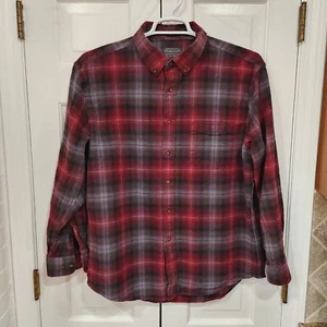 Pendleton Shirt - XL - Darker Red and Gray Blue Plaid - Bild 1 von 11