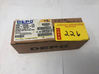 DEPO SIDE MARKER LAMP FOR CHEVY/GRAND CHER SINGLE SEAL BEAM 1988-00 332-1528L-US - Image 1 of 3