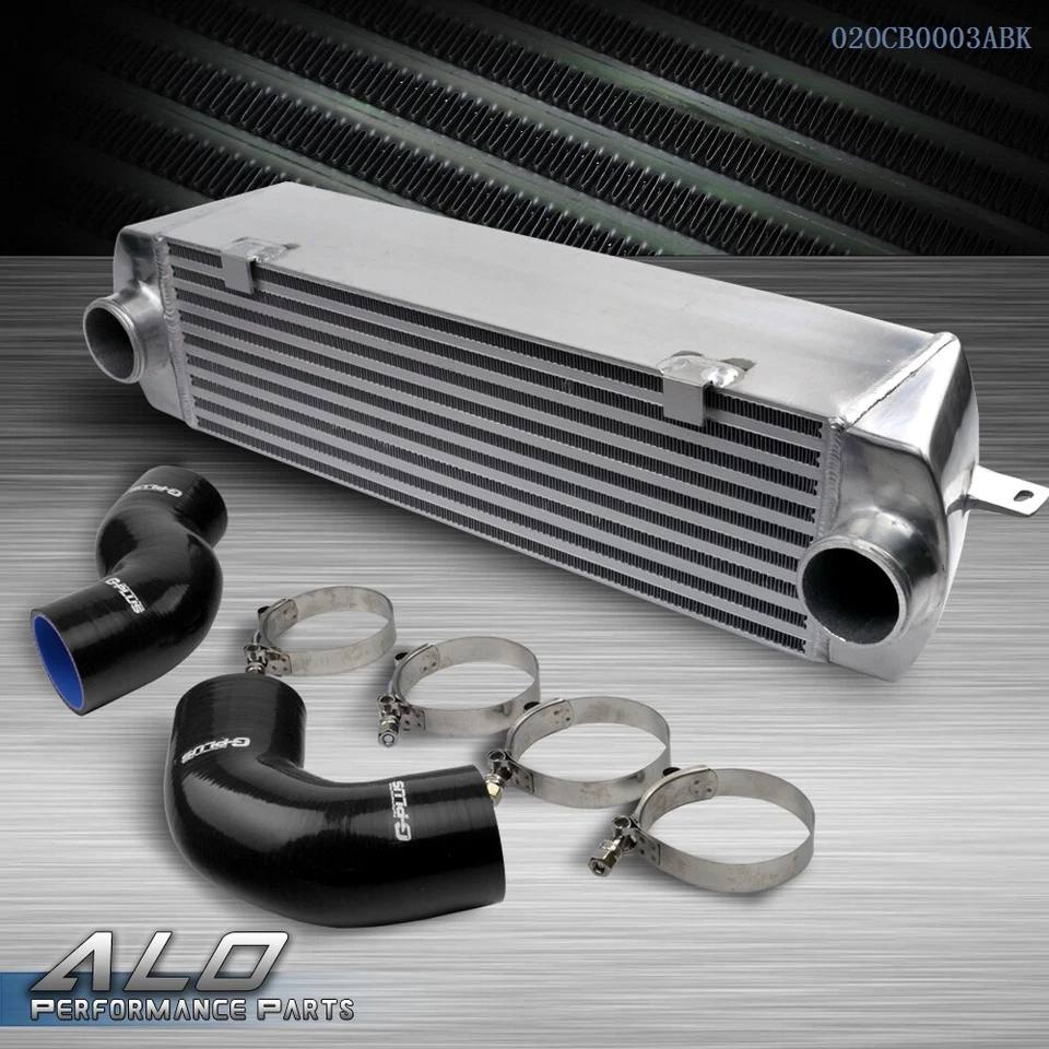 Fit For 06-10 BMW 135 135i 335 335i E90 E92 N54 Twin Turbo Intercooler+Hose - Image 1 of 4