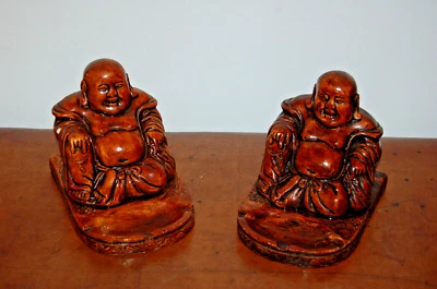 ANCIEN SERRE LIVRES , CENDRIER , BOUDHA PLATRE - Photo 1/4