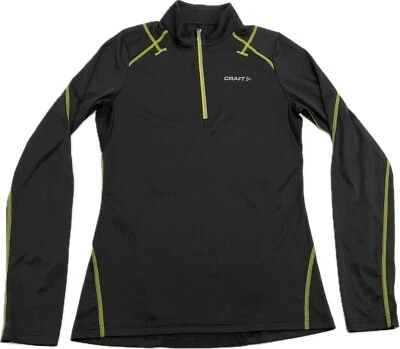 Craft Hombre Pequeño PR Manga Larga Media Cremallera Negro Reflectante Negro Foto 1 de 4