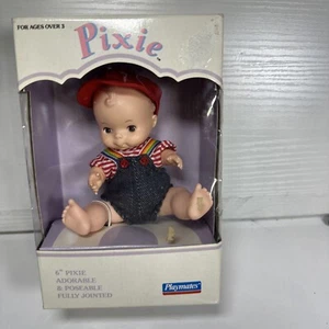 Figura de plástico vintage Playmates Pixie Baby Doll 6" hecha en Hong Kong 1985 Y4 - Imagen 1 de 8