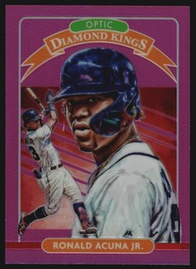 2020 Donruss Optic Pink #8 Ronald Acuna Jr. DK