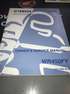 2009 YAMAHA WR450FY Service Manual OEM - Picture 1 of 2