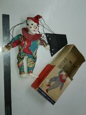 Vintage Mario Marionette String Puppet Clown By Peter Puppet 
