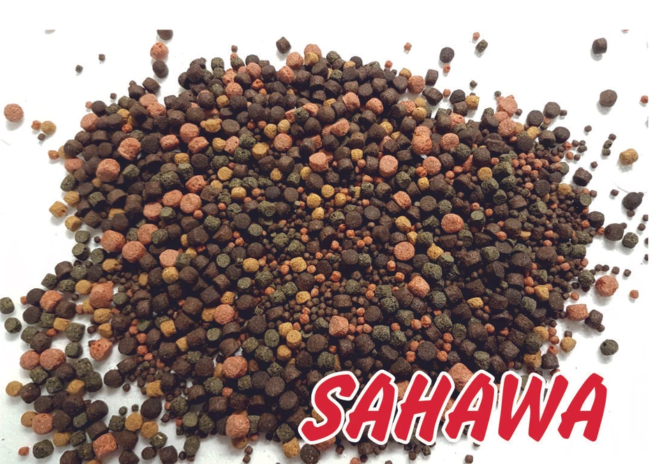 SAHAWA® Koifutter Fischfutter 5 Sorten 3- 6mm Spezial-Mix 5 L Eimer