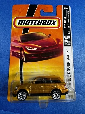 Matchbox VIP Rides (2008) Gold Range Rover Sport Toy Car #38 - Image 1 of 4