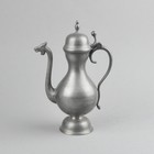 Zinnkrug mit Deckel - Krug - Flasche - Drache Drachen - Dragon - Vintage Pewter