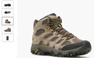 Merrell Moab 3 Mid Vent Walnut Hiking Boot Shoe Men's US sizes 7-15/NEW!! WIDE - Picture 1 of 1