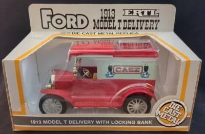 Banco de entrega Ford Modelo T Ertl 1/25 1913, estuche equipo agrícola, #668 Foto 1 de 4