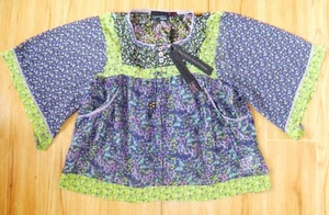 NUOVO CON ETICHETTE NEXT GIRLS BOHO SMOCK TOP 4 ANNI 3-4 NUOVO ABITO FESTA MATRIMONIO ESTATE VACANZA - Foto 1 di 10