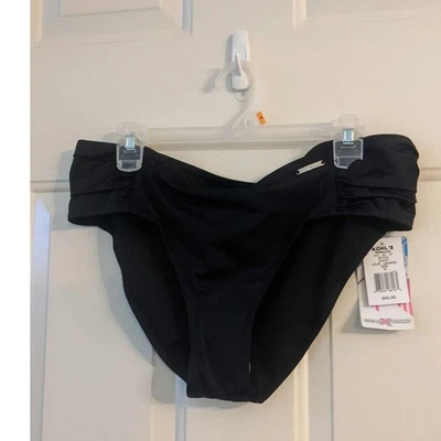 Parte inferior de biquíni preta XeroXposur nova com etiquetas - Imagem 1 de 4