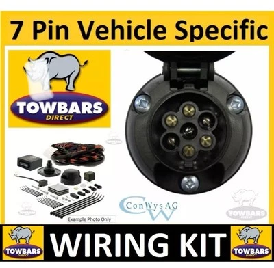 7 Pin Towbar Electrics Wiring Kit for VW Volkswagen Caddy 2004toJan2021 Van, MPV - Image 1 of 4