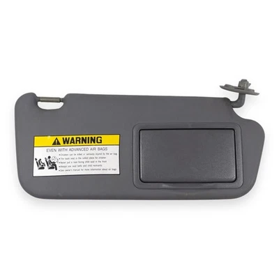 2001-2006 Hyundai Elantra Passenger Right Side Sun Visor Gray Vinyl - Image 1 of 4