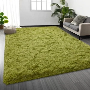 Shag Area Rug, 4 X 6 Plush Fuzzy Rugs for Living Room, Ultra Soft Fluffy Furr... - Picture 1 of 6