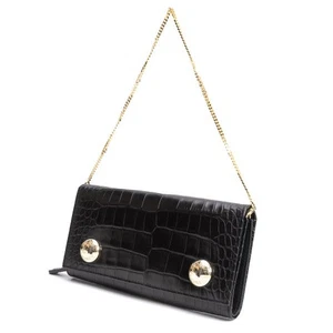 Max Mara Crocodile Emboss Leather Wallet(K-161453) - Picture 1 of 12