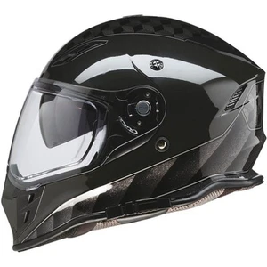 Z1R Nemesis Thunderbird Full Face Helmet, Black/Charcoal - Picture 1 of 27